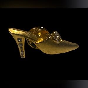Vintage Signed JJ Costume Shoe Pin #7663